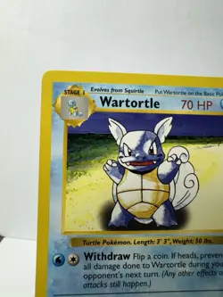 Pokemon Wartortle Shadowless 42/102 Base Set LP TCG - Image 3