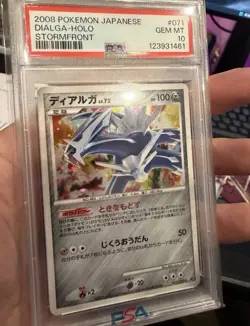 2008 Pokemon Japanese Stormfront #071 Dialga-Holo PSA 10 - Image 3