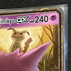 Pokemon Gengar & Mimikyu GX 53/181 Sun & Moon Team Up Holo Ultra Rare - Image 3