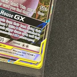 Pokemon Gengar & Mimikyu GX 53/181 Sun & Moon Team Up Holo Ultra Rare - Image 4