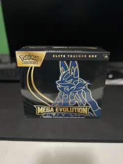 Pokemon TCG Mega Evolution Lucario Elite Trainer Box ETB - Brand New Sealed - Image 1
