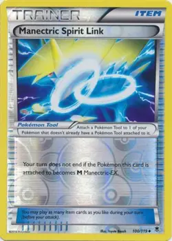 Pokemon - Manectric Spirit Link - 100/119 - Uncommon - Reverse Holo - XY - Phant - Image 1
