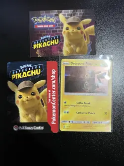 Pokemon TCG Detective Pikachu SM190 Promo ! Rare - Image 1