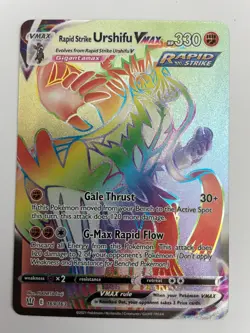 Rapid Strike Urshifu VMAX Secret 169/163 Battle Styles Holo Pokemon NM-MINT - Image 1