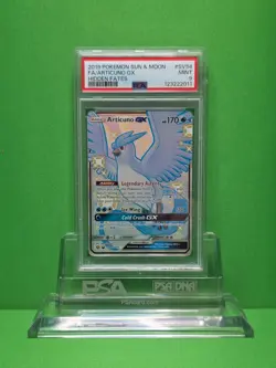 POKEMON 2019 HIDDEN FATES ARTICUNO GX FULL ART SV54 PSA 9 - Image 1