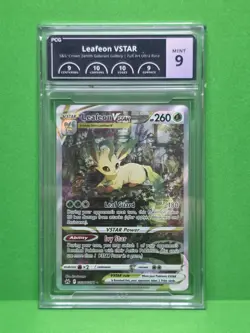 POKEMON 2023 CROWN ZENITH LEAFEON VSTAR GALARIAN GALLERY FULL ART GG35 PCG 9 - Image 1