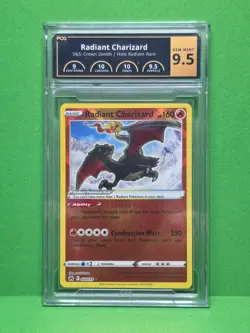 POKEMON 2023 CROWN ZENITH RADIANT CHARIZARD HOLO RARE 020 PCG 9.5 - Image 1