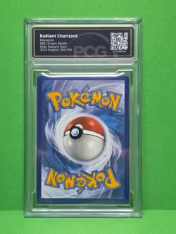 POKEMON 2023 CROWN ZENITH RADIANT CHARIZARD HOLO RARE 020 PCG 9.5 - Image 2