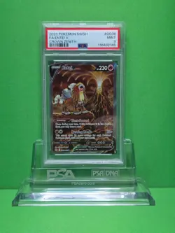 POKEMON 2023 CROWN ZENITH ENTEI V GALARIAN GALLERY FULL ART GG36 PSA 9 - Image 1