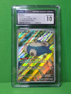 POKEMON 2023 151 ELITE TRAINER BOX SNORLAX PROMO 51 CGC 10 - Image 1