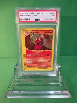 2003 POKEMON SKYRIDGE MAGCARGO HOLO H16/H32 PSA 7 - Image 1