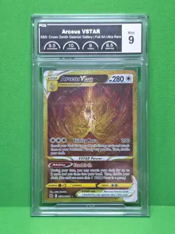 POKEMON 2023 CROWN ZENITH ARCEUS VSTAR GALARIAN GALLERY FULL ART GG70 PCG 9 - Image 1