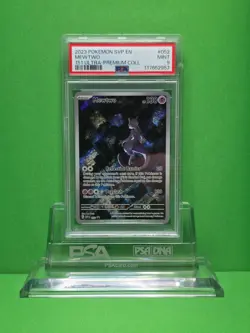 POKEMON 2023 ULTRA PREMIUM COLLECTION MEWTWO SCARLET & VIOLET PROMO 052 PSA 9 - Image 1