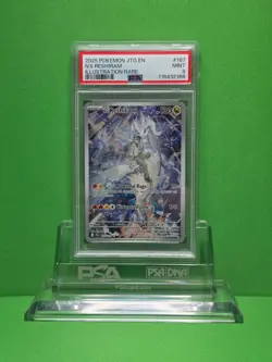 POKEMON 2025 JOURNEY TOGETHER N'S RESHIRAM ILLUSTRATION RARE 167 PSA 9 - Image 1