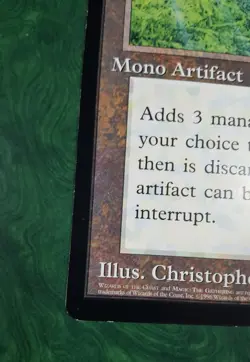 Magic The Gathering Black Lotus Oversized Jumbo 6 1/4" X 8 3/4" promo card 1996 - Image 3