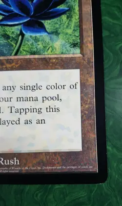 Magic The Gathering Black Lotus Oversized Jumbo 6 1/4" X 8 3/4" promo card 1996 - Image 4