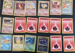 Vintage Fire Pokemon 43 Card Lot | Base Fossil Jungle Rocket Gym Heroes + Extras - Image 5