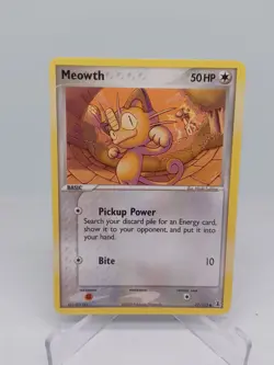 Pokemon Card - Delta Species 77/113 - MEOWTH (common) TCG - Image 1