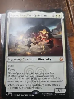 APPA, STEADFAST GUARDIAN Avatar: The Last Airbender TLA Magic MTG CARD - Image 1