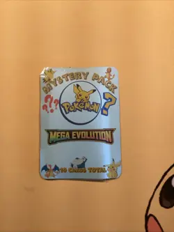 Mega Evolution Pokemon Mystery Pack: 10 Cards Total! - Image 1