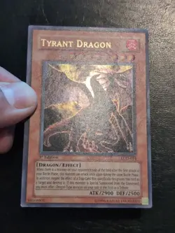 Yu-Gi-Oh! ULTRA RARE CARD TYRANT DRAGON LOD-034 1ST MP - Image 2