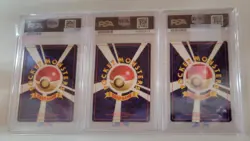 Lot of 3 PSA 1999 P.M. Japanese Promo Cards Butterfree 9, Jigglypuff 10, Ledyba - Image 3