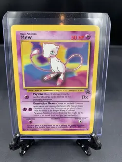 Mew Black Star Promo #8 Non-holo WOTC Pokemon Card HP - Image 1