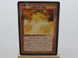 WARLORD Saga of the Storm CCG Dungeon Card FIRES OF FATE 43/78 #1083 - Image 1