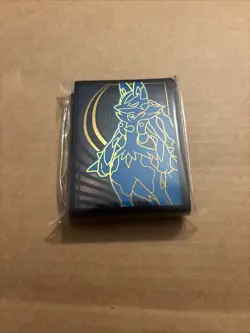 65 Pokemon Card Sleeves Lucario Mega Evolution - Image 1