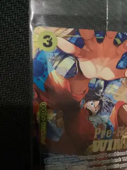 One Piece Card Game Monkey.D.Luffy Pre-Release Winner Promo P-036 NM Sealed - Image 5