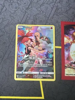 Pokemon Card Torkoal 237/236 Cosmic Eclipse Secret Rare Fire Holo Rare 209💎NM💎 - Image 1