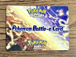 2003 Pokemon Ruby/Sapphire Version | Battle E-Card | Gentleman Nils ID 129-B001 - Image 2