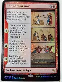 The Akroan War - FOIL - Theros: Beyond Death - Magic the Gathering MTG Nice! - Image 1