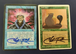 MTG BRAINSTORM and other CHRISTOPHER RUSH SIGNED (price for x2) - Image 1