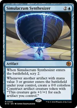 Simulacrum Synthesizer [Outlaws of Thunder Junction: the Big Scor] #0006 MTG - Image 1