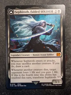 Sephiroth, Fabled SOLDIER / Sephiroth One-Winged Angel - UB: Final Fantasy (MTG) - Image 1