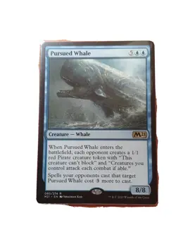 MTG Magic M21 - Pursued Whale/Baleine pourchassee, English - Image 1