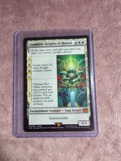 MTG - Summon: Knights of the round, Alt Art - Image 1