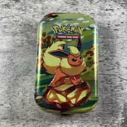 Prismatic Evolutions Mini Tin - Flareon Art - Sealed Brand New - Pokemon TCG - Image 1