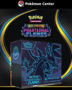 Phantasmal Flames POKEMON Center ETB in hand - Image 1
