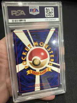 1998 Pokemon Japanese Promo Game Boy Dragonite Holo NM PSA 9 - Image 2