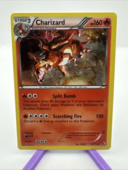 Pokemon Charizard Cosmos Holo Legendary Treasures 19/113 LP - Image 1