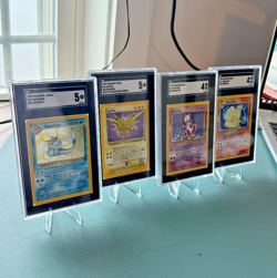 1999 Pokemon Holo Lot - Mewtwo, Ninetales, Vaporeon, Zapdos SGC 4-5 Vintage WOTC - Image 4