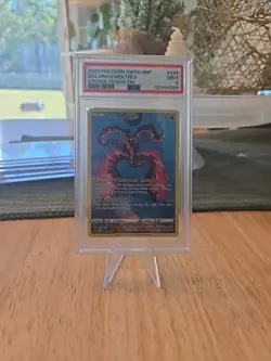 2023 Pokemon Swsh Black Star Promo Crown Zenith Tin Galarian Moltres #284 PSA 9 - Image 1