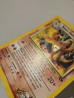 Blaine's Charizard - Unlimited Gym Challenge Holo Rare 2/132 (2000) Pokemon TCG - Image 5