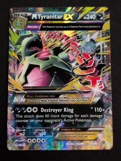 M Tyranitar EX 92/98 Ancient Origins Ultra Rare Pokemon TCG Played - Image 1