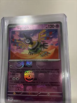 2025 Pokemon SV White Flare Sigilyph Reverse Holo Master Ball Uncommon #038/086 - Image 3