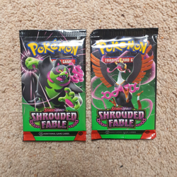 x2 Scarlet & Violet Shrouded Fable Pokemon Booster Packs - Factory Sealed - Image 1
