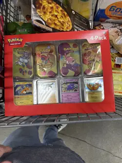 Lot Of 2 Pokemon TCG Scarlet & Violet 151 Mini Tin 4-Pack Sam’s Club Sealed New - Image 2