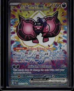 Pokemon TCG Pecharunt ex 163/131 Prismatic Evolutions Special Illustration Rare - Image 1
